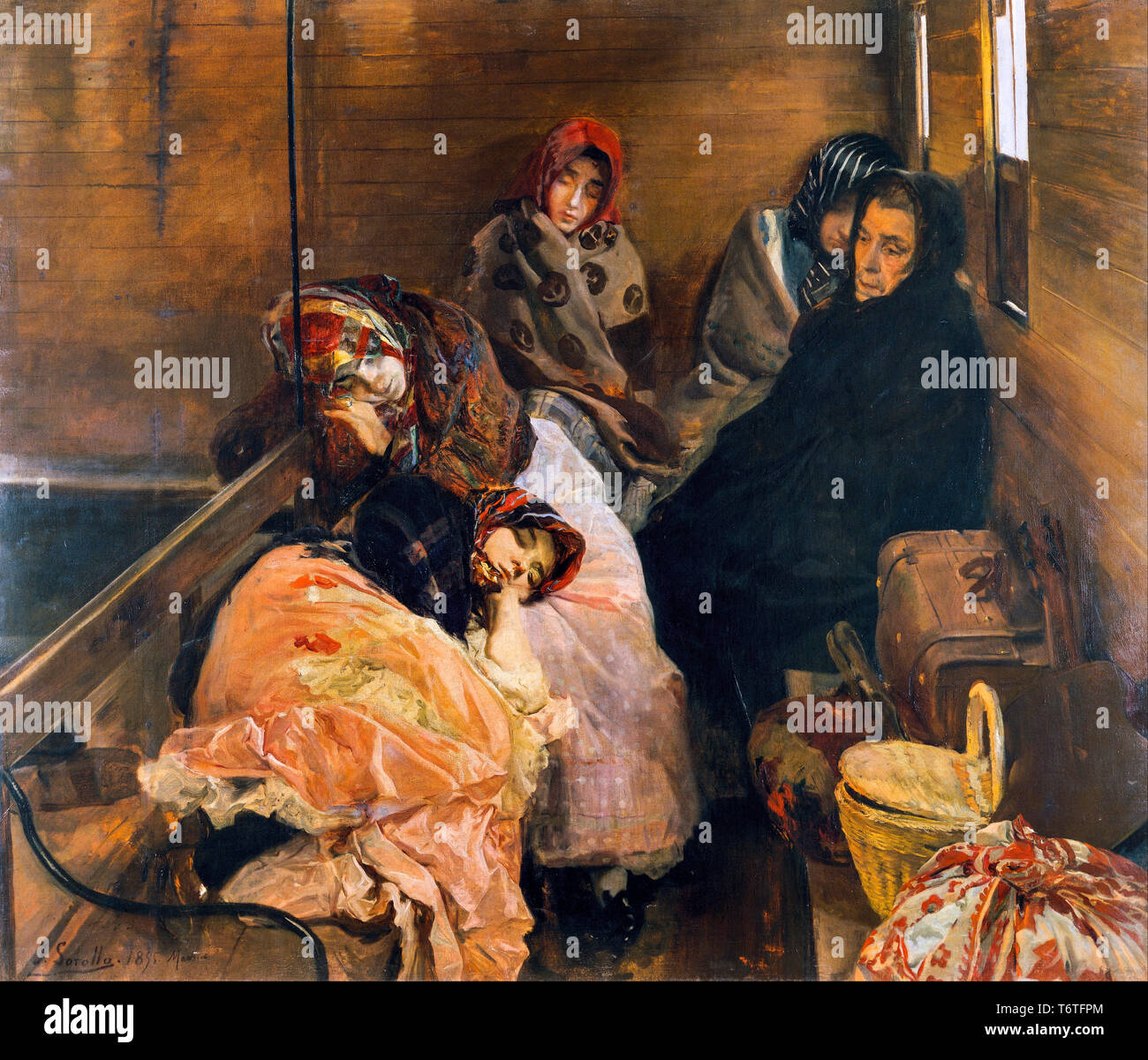 Joaquín Sorolla, traite des esclaves blancs, peinture à l'huile sur toile du peintre espagnol Joaquín Sorolla y Bastida (1863-1923), 1895 Banque D'Images