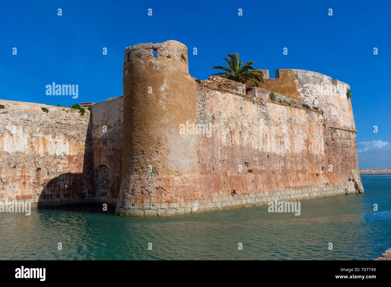 Vieux fort dans la cité portugaise El Jadida Banque D'Images