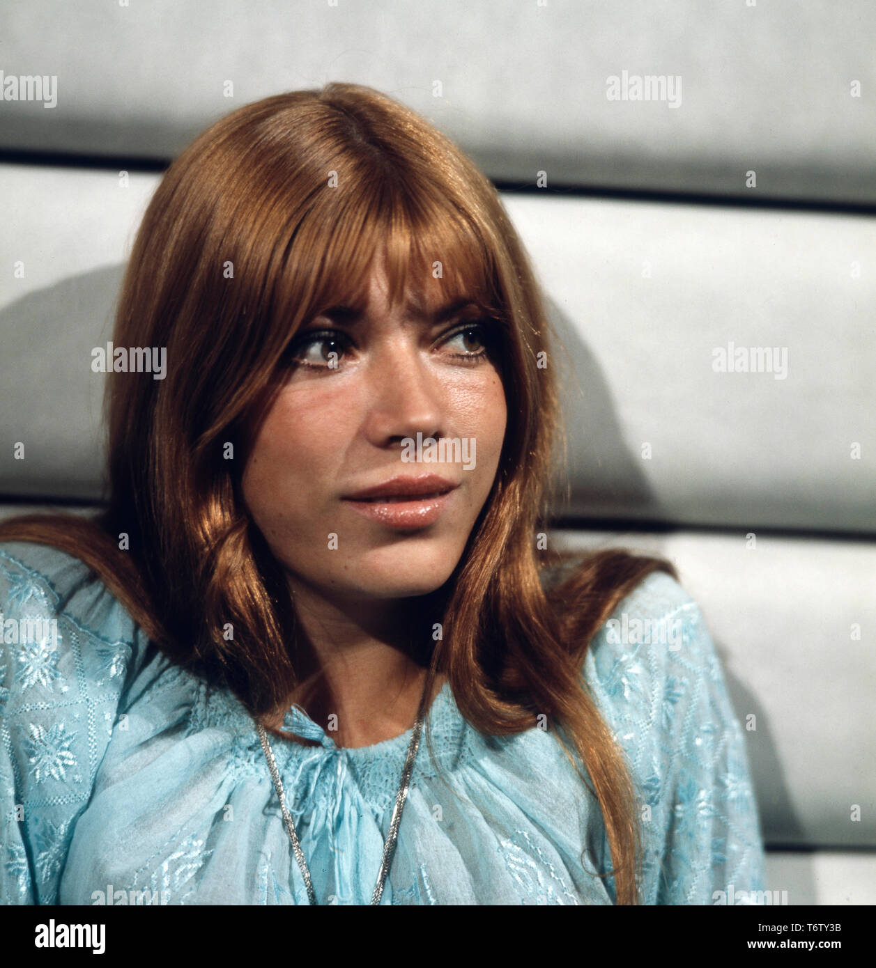 Porträtaufnahme Der Deutschen Schauspielerin Und Sängerin Katja Ebstein Deutschland 1970 Er 9207
