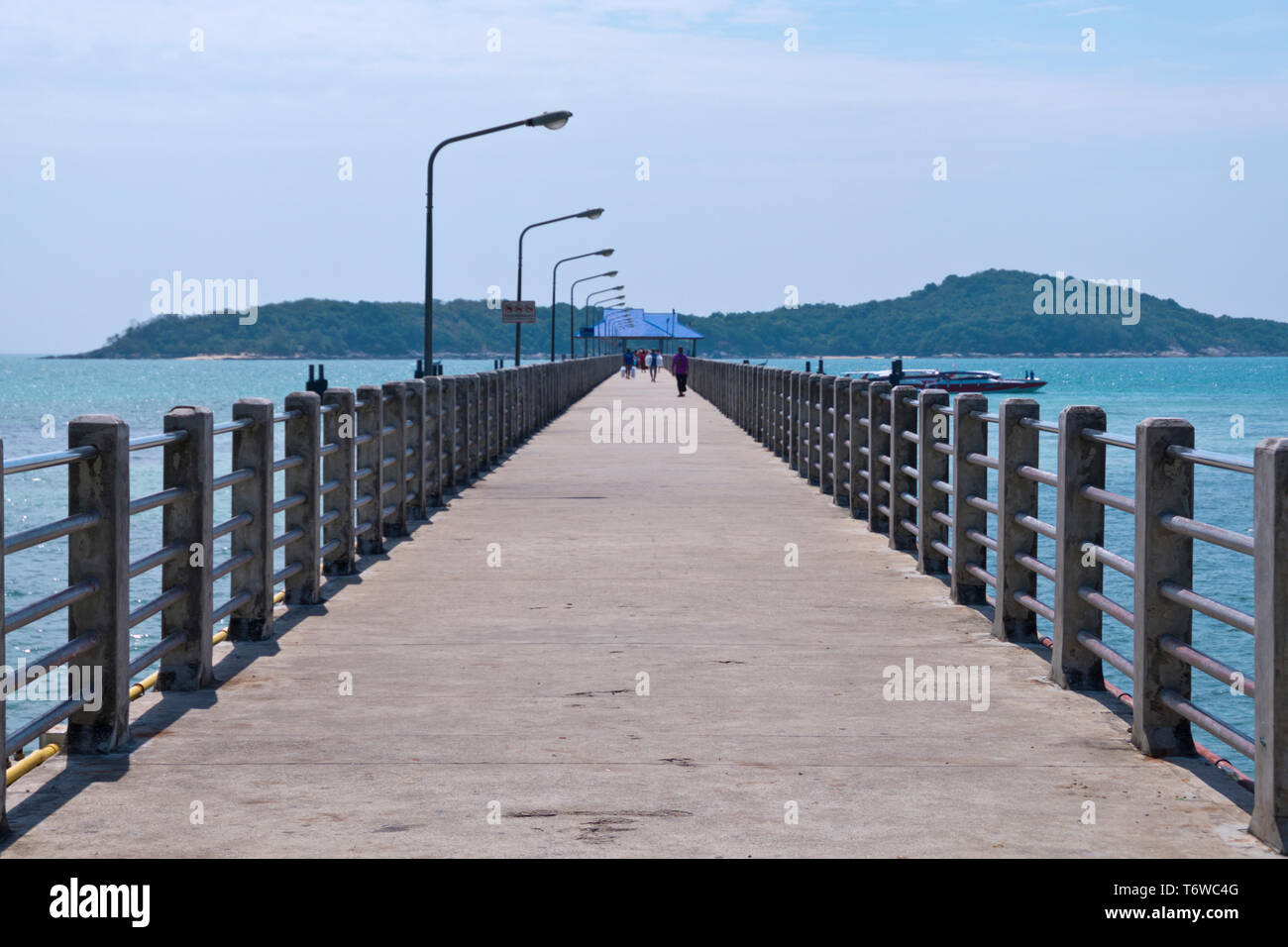 Rawai Rawai, Pier, Hat Rawai Beach, Rawai, île de Phuket, Thaïlande Banque D'Images