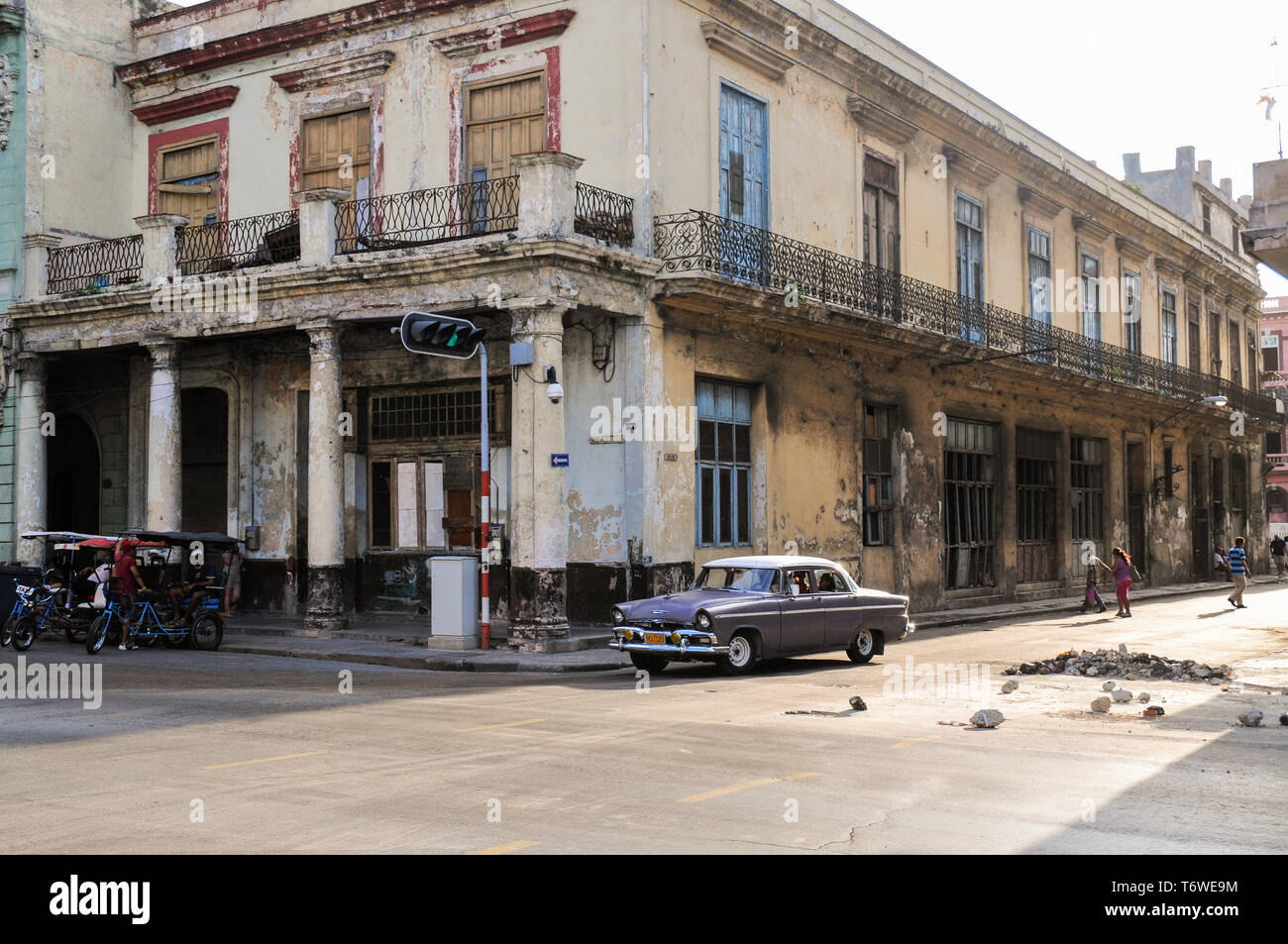 La Habana Vieja (la vieille Havane), La Havane, Cuba Banque D'Images