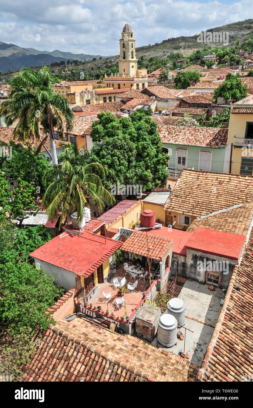 L'église San Francisco de Asís, Trinidad de Cuba, Cuba Banque D'Images