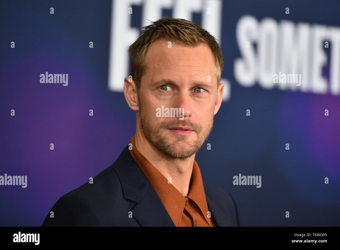 Alexander Skarsgard assiste à la première de "Long Shot" à AMC Lincoln Square Theatre le 30 avril 2019 à New York. Banque D'Images