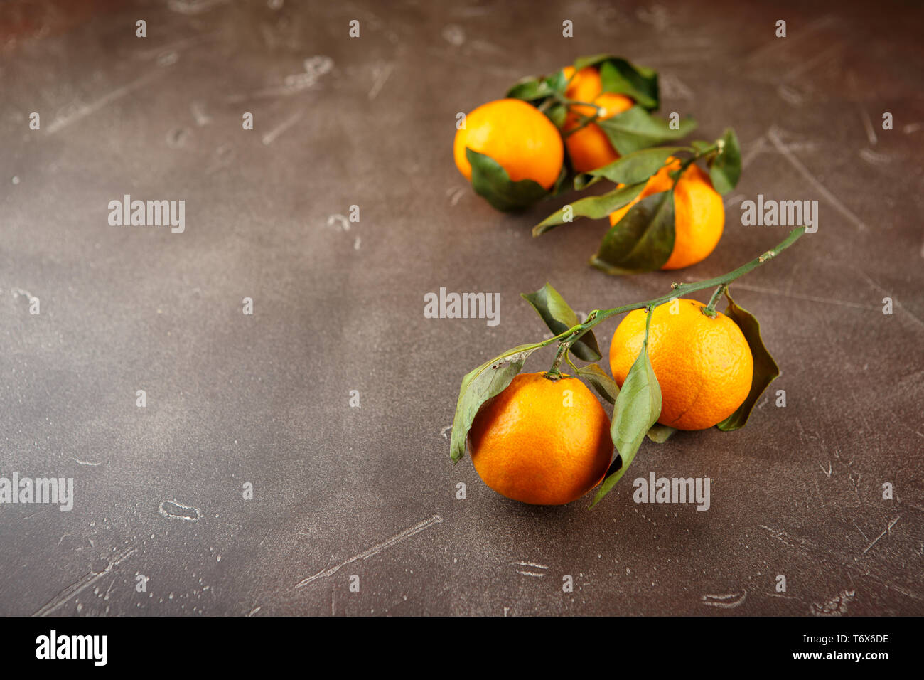 Mandarine - oranges, mandarines, clémentines, les agrumes Banque D'Images