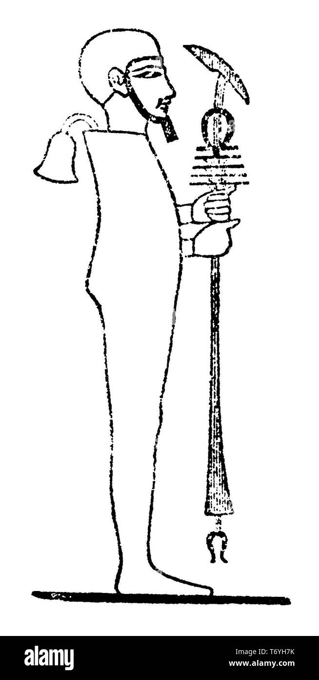 Ptah, 1888 Banque D'Images