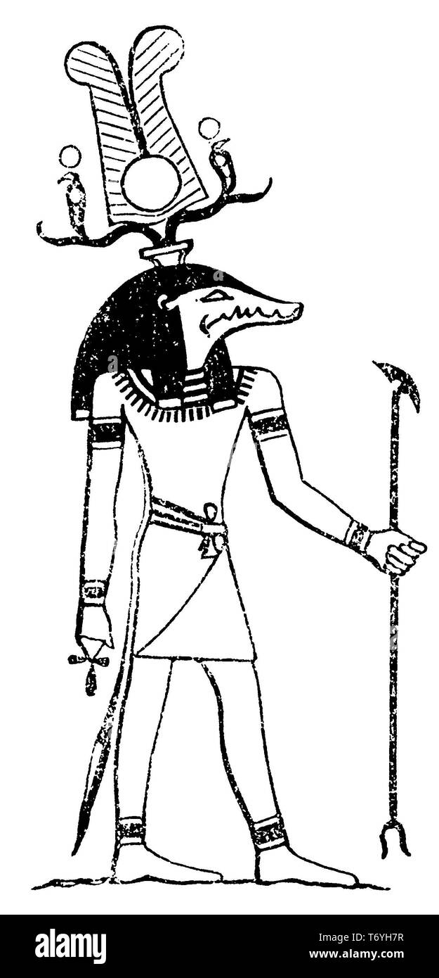 Par Sebak-Rah Krokodilopolis, 1888 Banque D'Images