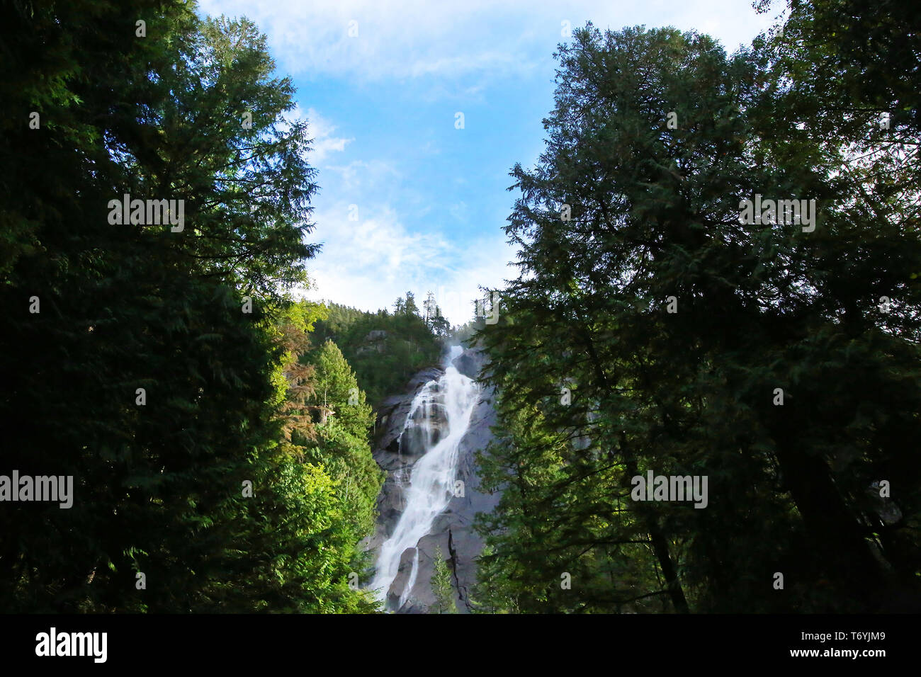 Shannon Falls Provincial Park Banque D'Images