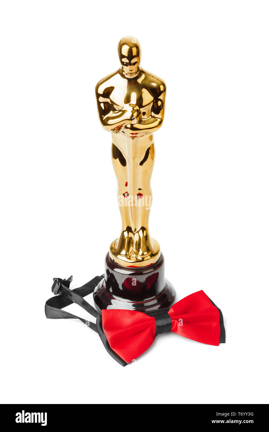 Attribution de cérémonie des Oscars et Bow Tie Banque D'Images