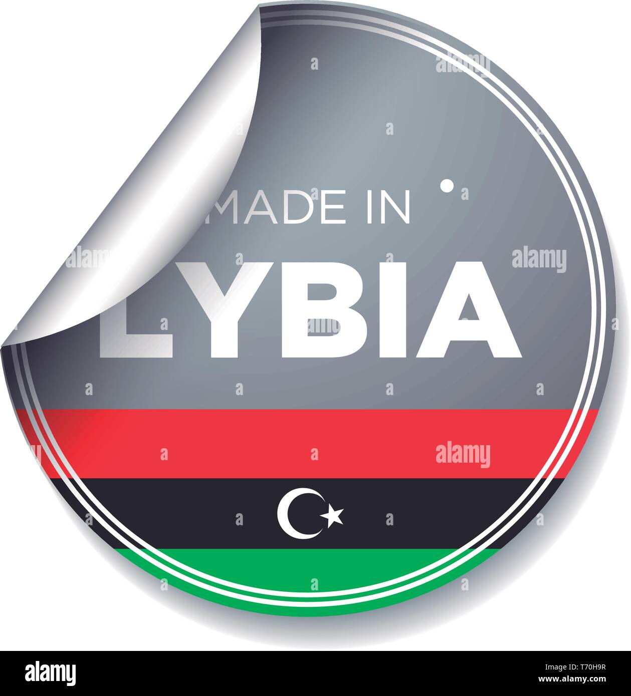 Faites EN LIBYE Illustration de Vecteur