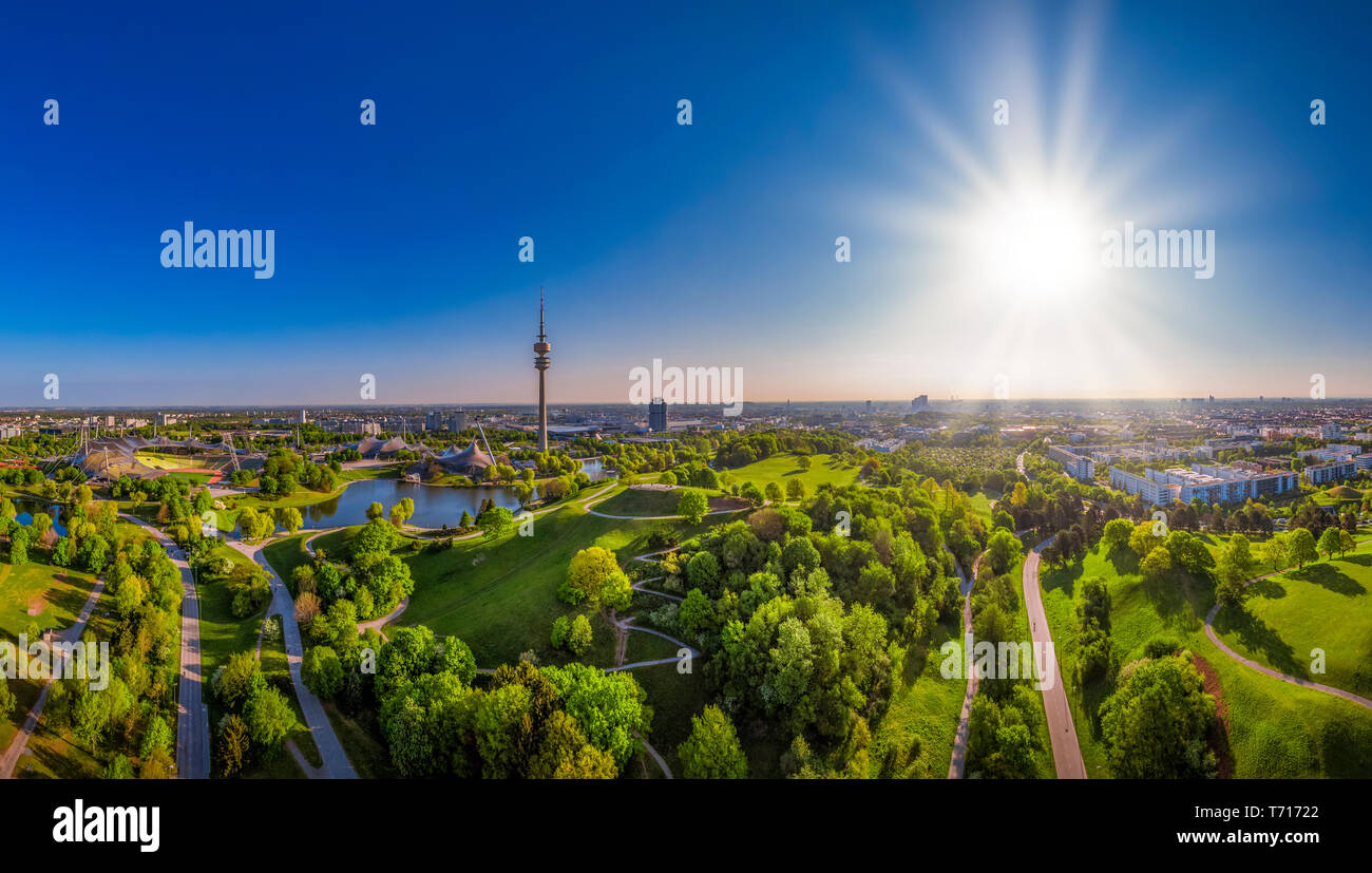 Parc olympique de munich Banque de photographies et d’images à haute