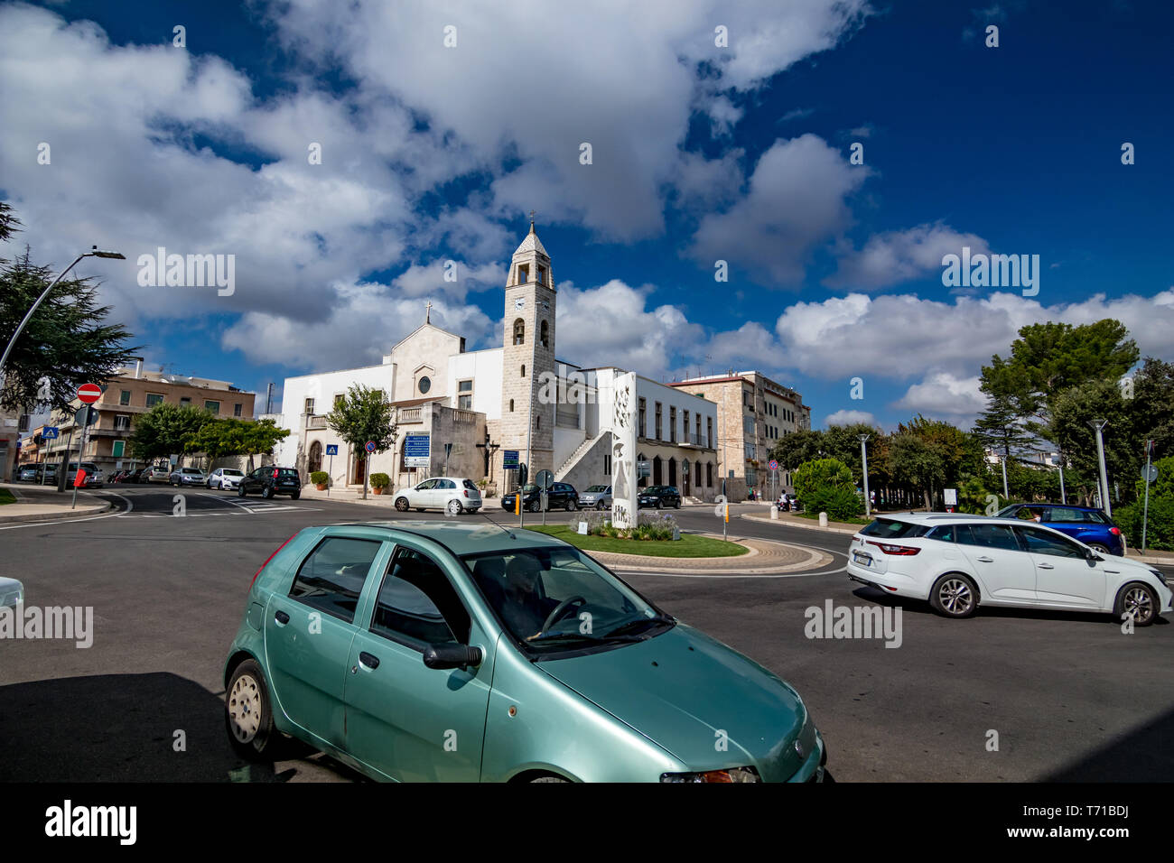 NOCI, ITALIE - 28 août 2018 - La Ville de Noci dans la région des Pouilles dans le sud de l'Italie est très animé pendant les fêtes de San Rocco vacances d'été. R Banque D'Images