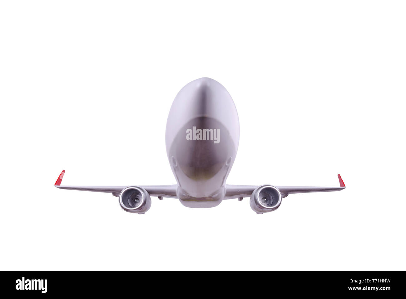 Airplane isolated on white Banque D'Images