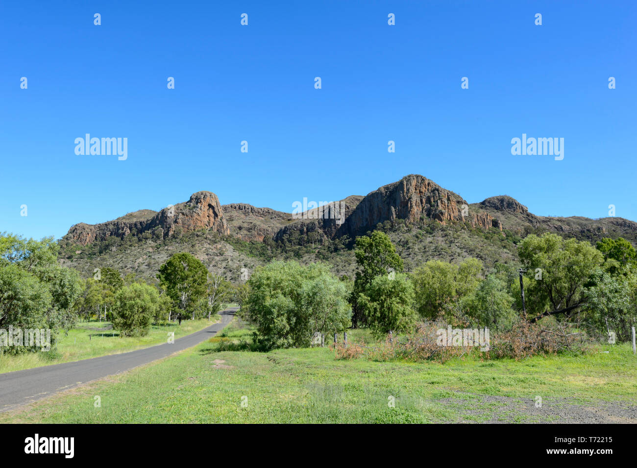 Vue panoramique du Parc National de la colline de Minerva, Queensland, Queensland, Australie Banque D'Images