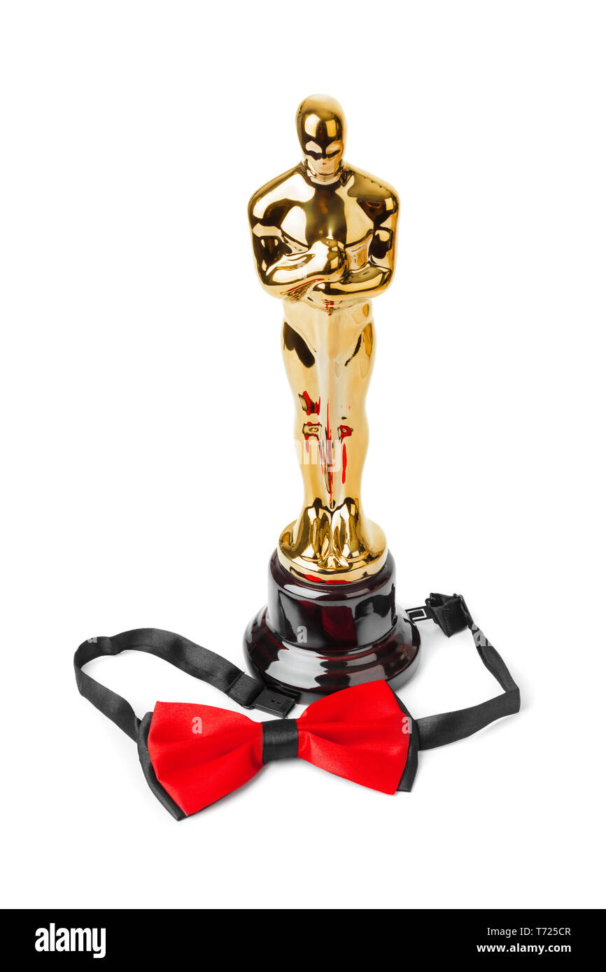 Attribution de cérémonie des Oscars et Bow Tie Banque D'Images