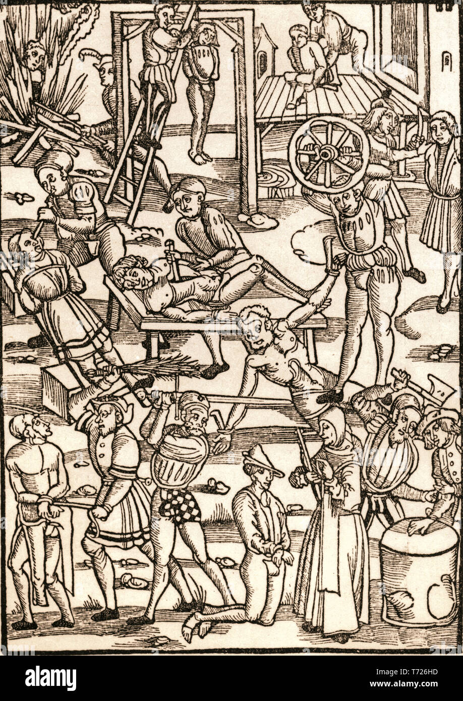 Administration de la justice sous la direction de Charles V ( 1500 - 1558 ) Banque D'Images