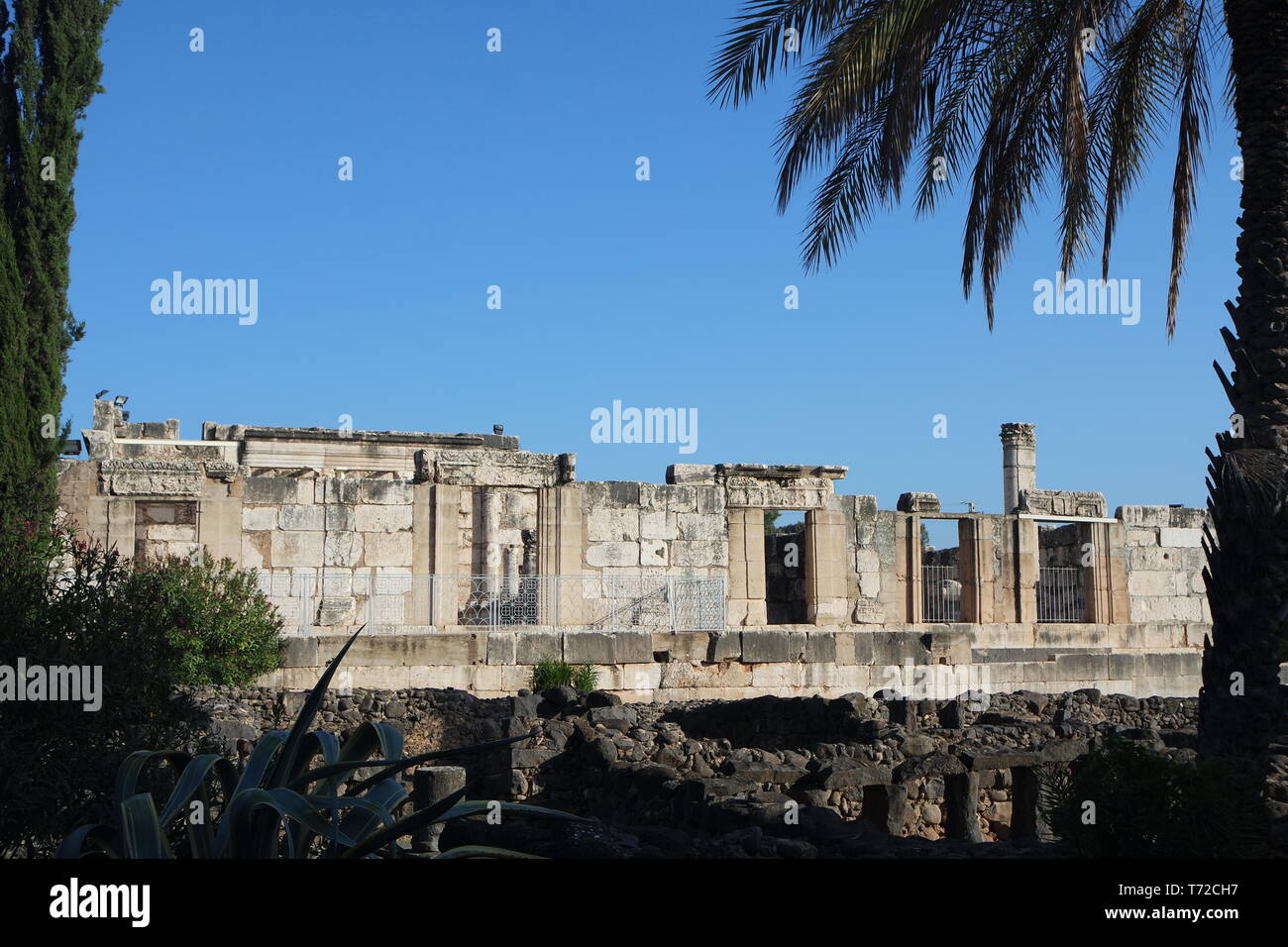 Ancien Capharnaüm, Israël Banque D'Images