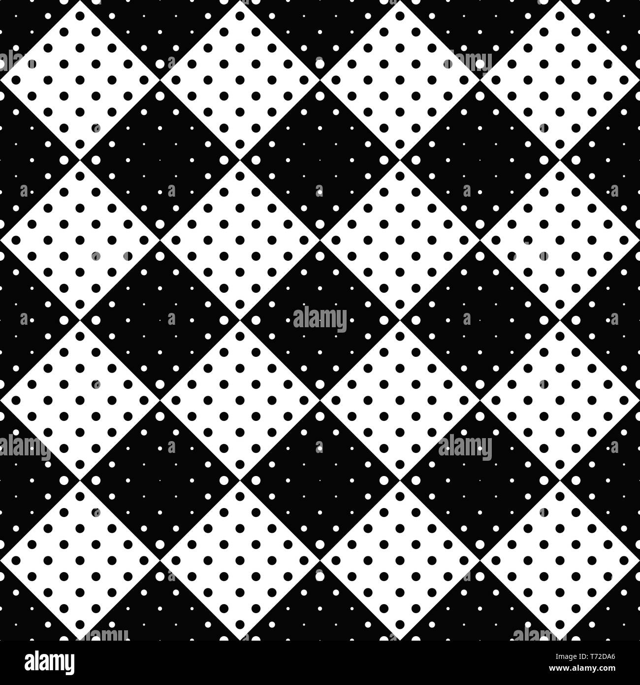 Résumé motif de cercles Contexte - Conception graphique vectoriel monochrome Illustration de Vecteur