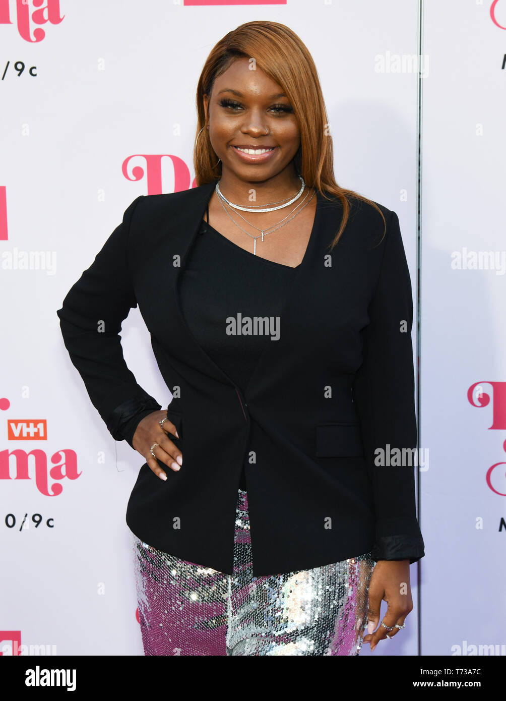 2 mai 2019 - Los Angeles, Californie, USA - 02, mai 2019 - Los Angeles, Californie. Tyeler règne assiste à VH1â€™â€oeDear Mama : Une lettre d'amour à Momâ » au théâtre à l'Ace Hotel à Los Angeles, Californie. Crédit photo : Billy (Bennight Image Crédit : © Bennight/Zuma sur le fil) Banque D'Images