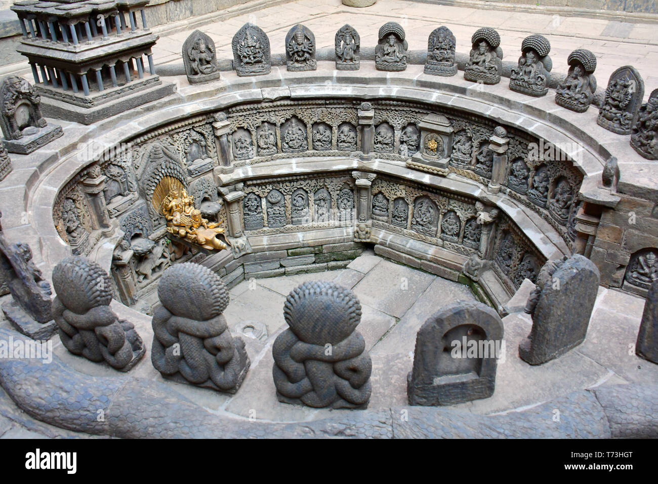 Sundari Chowk, Durbar Square, Patan, Lalitpur Metropolitan City, province de Bagmati, Népal, sites du patrimoine mondial de l'UNESCO Banque D'Images