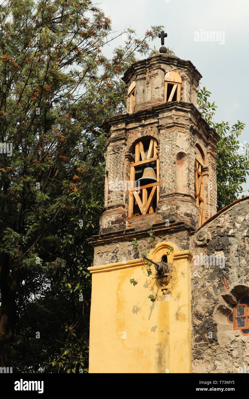 Quartier Coyoacan, Mexico. Banque D'Images