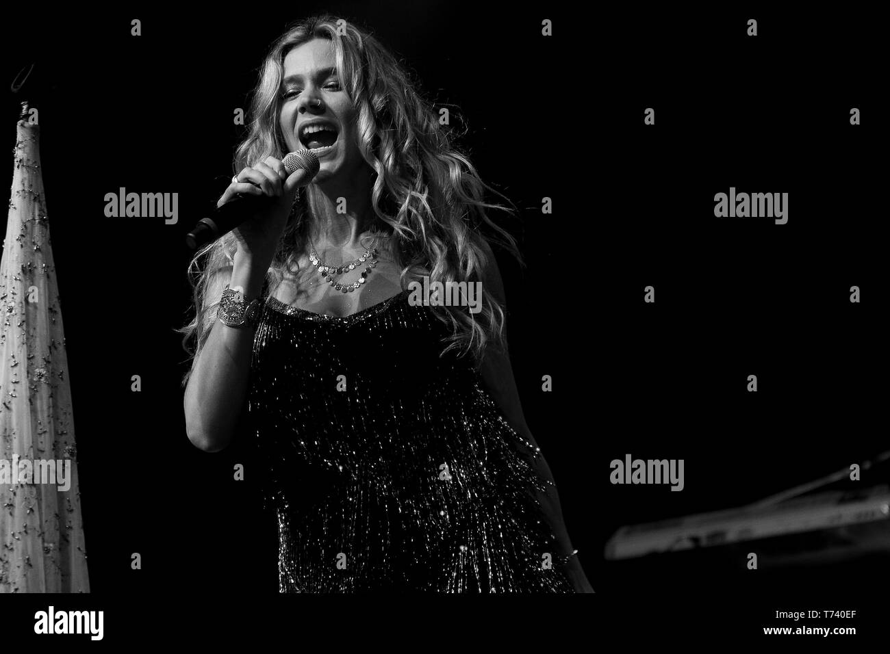 La chanteuse soul Joss Stone sur show à City Bank Hall Sao Paulo Banque D'Images