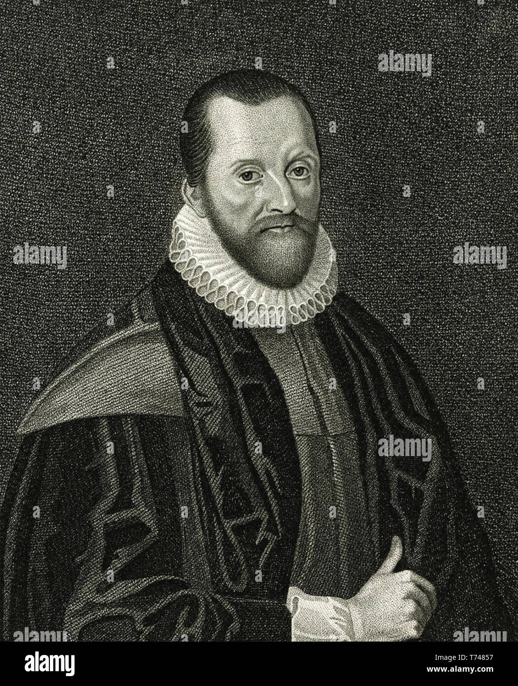 GEORGE HAKEWILL (c 1578-1649) pasteur anglais et écrivain Banque D'Images