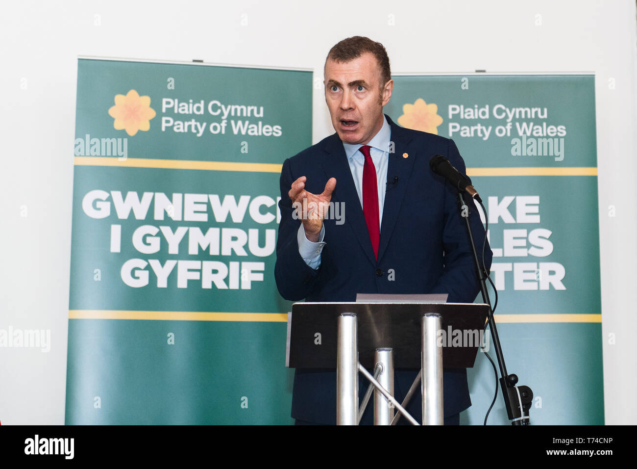 Plaid Cymru leader Adam : Banque D'Images