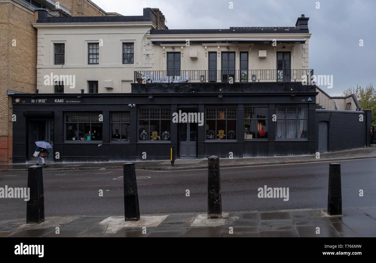 Kaki bar, Caledonian Road, London Banque D'Images