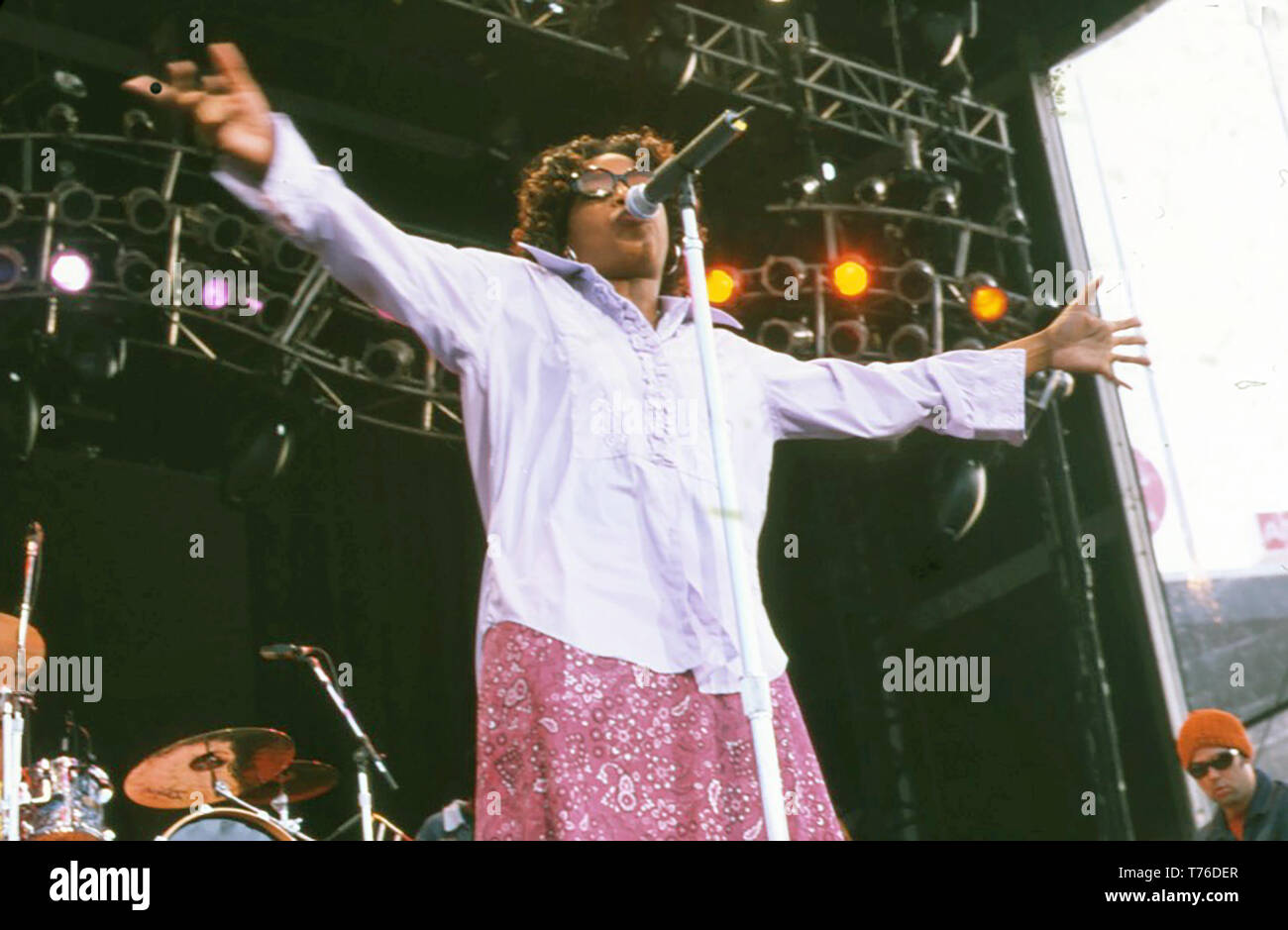 MACY GRAY-américain de R&B et soul singer en 2001 Banque D'Images