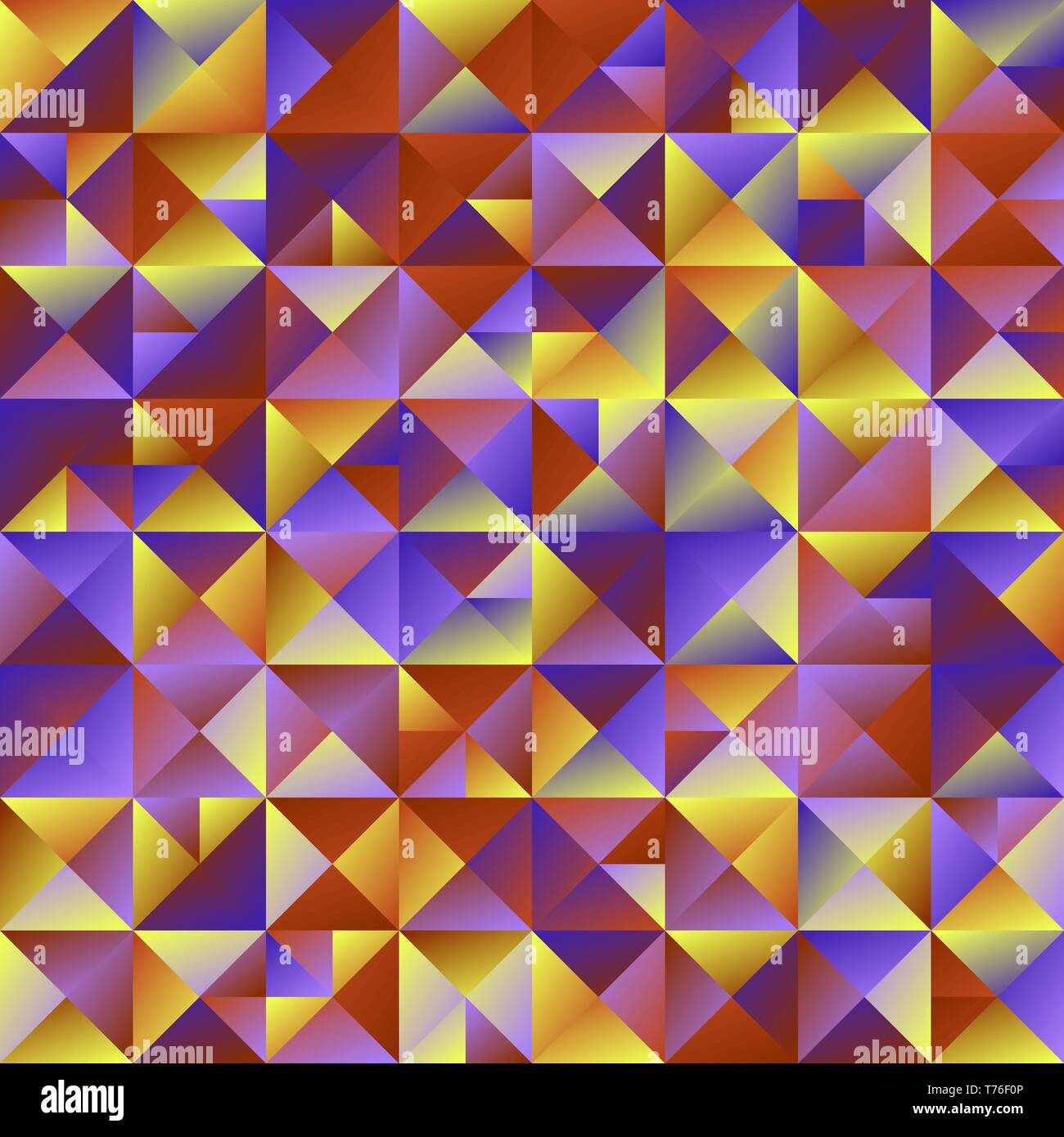 Mosaïque multicolore gradient dynamique conception fond triangle Illustration de Vecteur