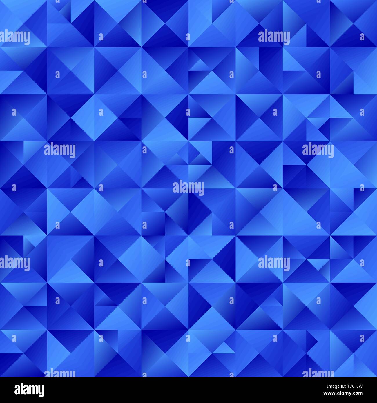Résumé polygonal dynamique dégradé bleu fond mosaïque triangle Illustration de Vecteur