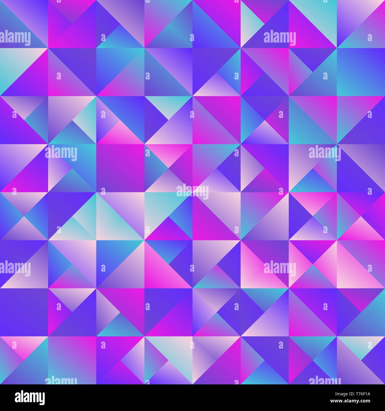 Gradient multicolore dynamique abstraite fond mosaïque triangle Illustration de Vecteur
