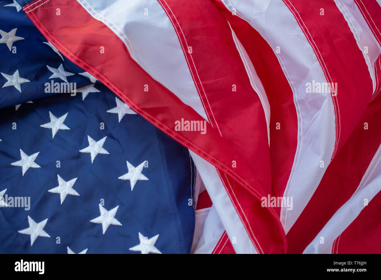 Amérique anciens drapeaux de couleur rouge bleu blanc color concept pour USA 4 juillet Jour de l'indépendance, symbole de la liberté et la démocratie représ patriot Banque D'Images