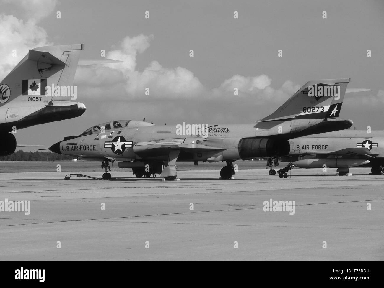 F-101B Voodoo 111st FIS Texas Air National Guard Tyndall AFB 17/10/80 Banque D'Images