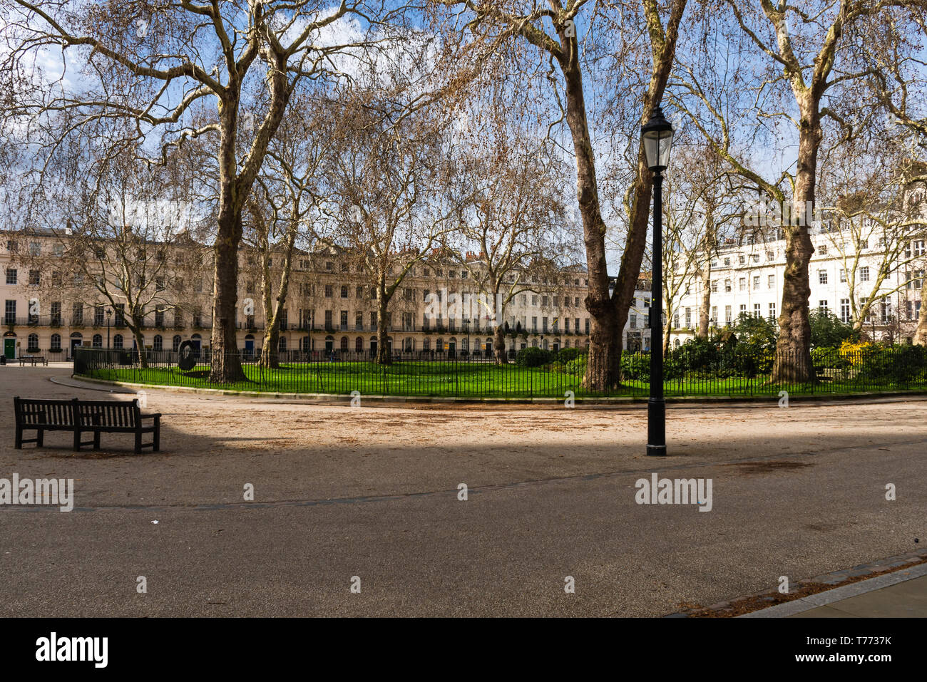 Fitzroy Square Garden - Londres Banque D'Images