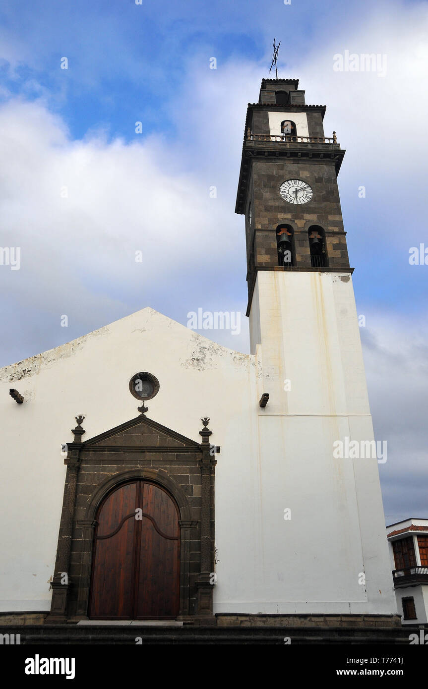 Église de Buenavista del Norte, Tenerife, Canaries, Espagne Banque D'Images