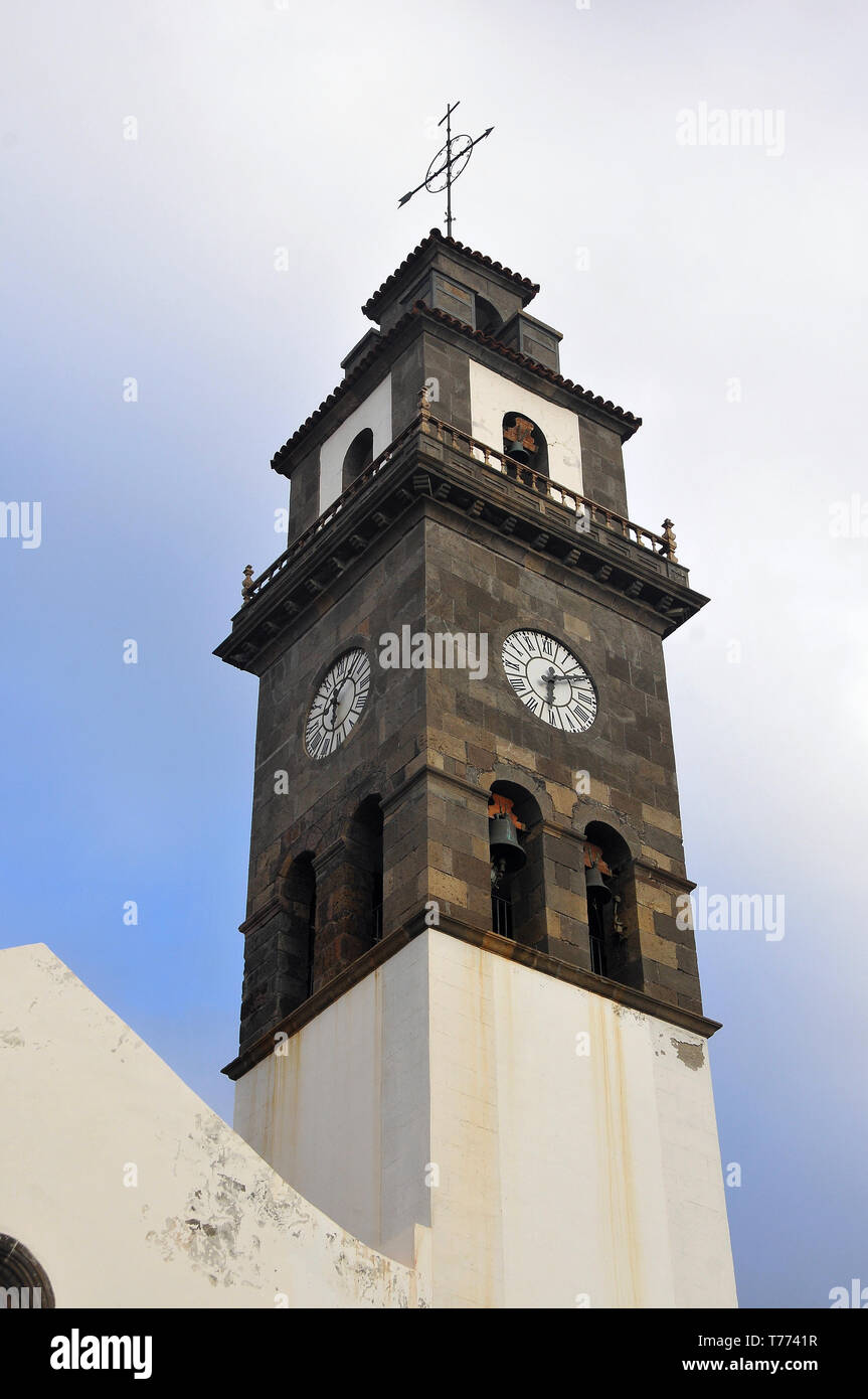Église de Buenavista del Norte, Tenerife, Canaries, Espagne Banque D'Images