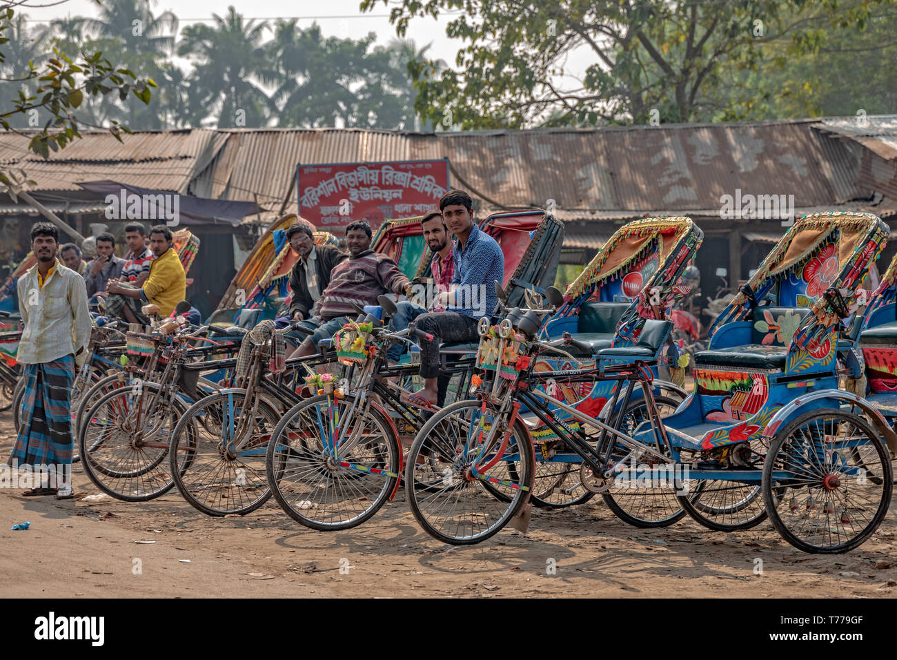 Banaripara est une commune du District de Barisal dans la Division de Sylhet, dans le sud-centre du pays. Banque D'Images