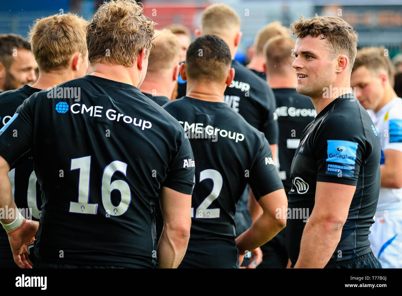 Londres, Royaume-Uni. 04 mai, 2019. 4e mai 2019, Allianz Park, Londres, Angleterre ; Gallagher Premiership, Saracens vs Exeter Chiefs ; Credit : Georgie Kerr/News Images Nouvelles Images /Crédit : Alamy Live News Banque D'Images