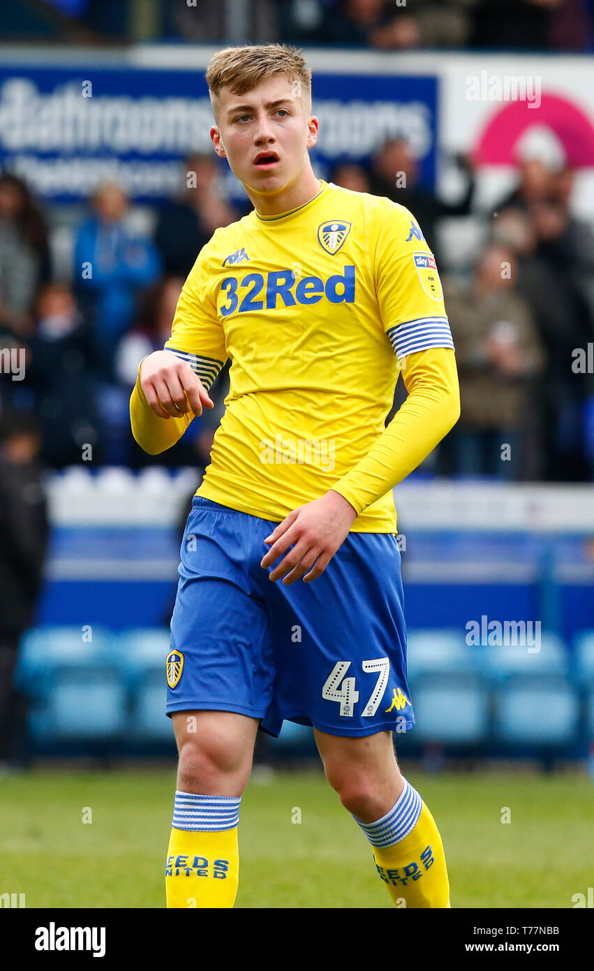 Ipswich, Royaume-Uni. Le 05 mai, 2019. IPSWICH, UINTED ROYAUME. 05 mai, 2019 Jack Clarke de Leeds United au cours de match de championnat entre Sky Bet et Ipswich Town Leeds United à Portman Road, Ipswich le 05 mai 2019 : Crédit photo Action Sport/Alamy Live News Banque D'Images