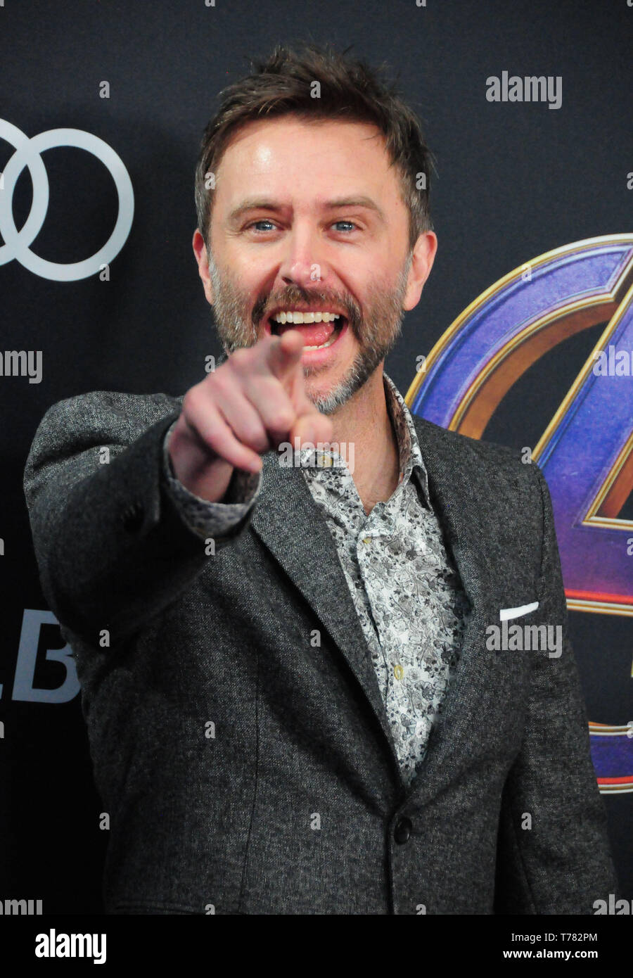 Los Angeles, Californie, USA 22 avril 2019 Personnalité de la télévision/comic Chris Hardwick assiste à la première mondiale de Marvel Studios' 'Avengers : Endgame' le 22 avril 2019 au Los Angeles Convention Center à Los Angeles, Californie, USA. Photo de Barry King/Alamy Stock Photo Banque D'Images