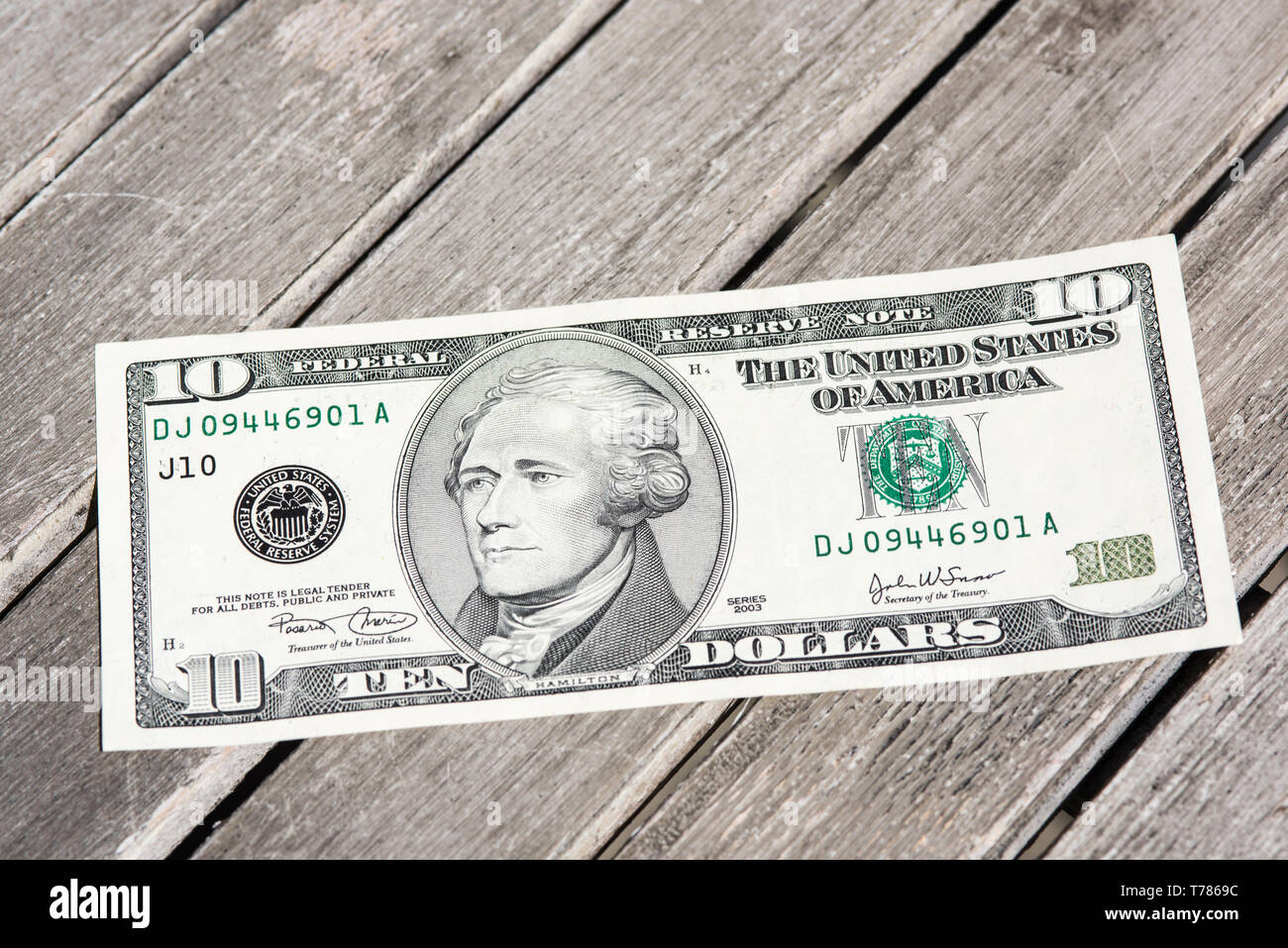 US Dollar bank note, macro Banque D'Images