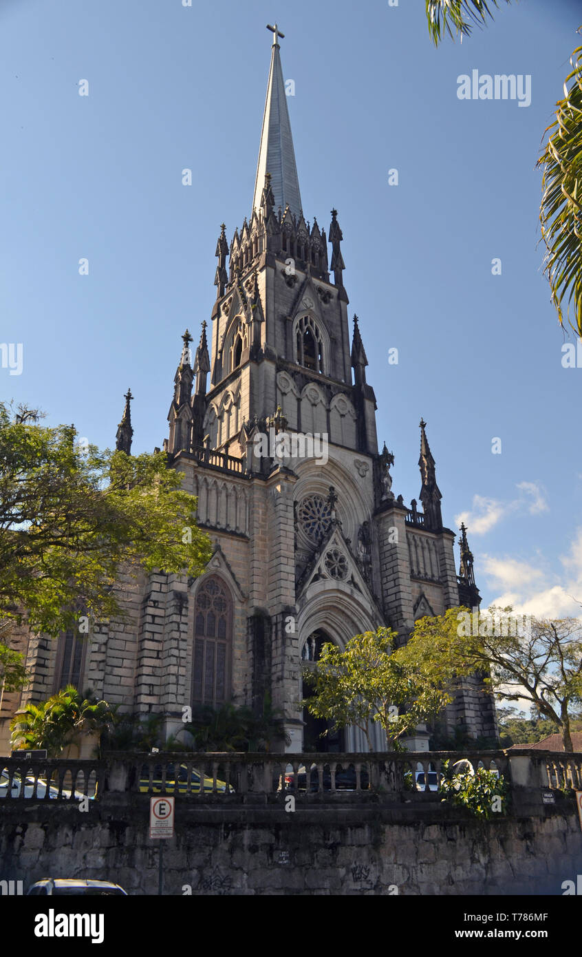 Cathédrale de St Pierre. Petopolis, Rio de Janeiro, Brésil Banque D'Images