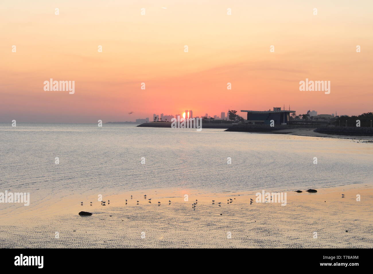 Le soleil levant Banque D'Images