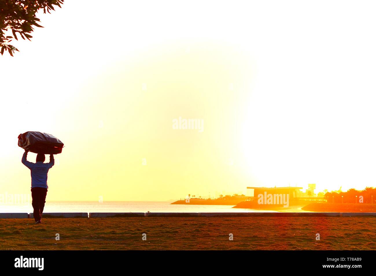 Le soleil levant Banque D'Images