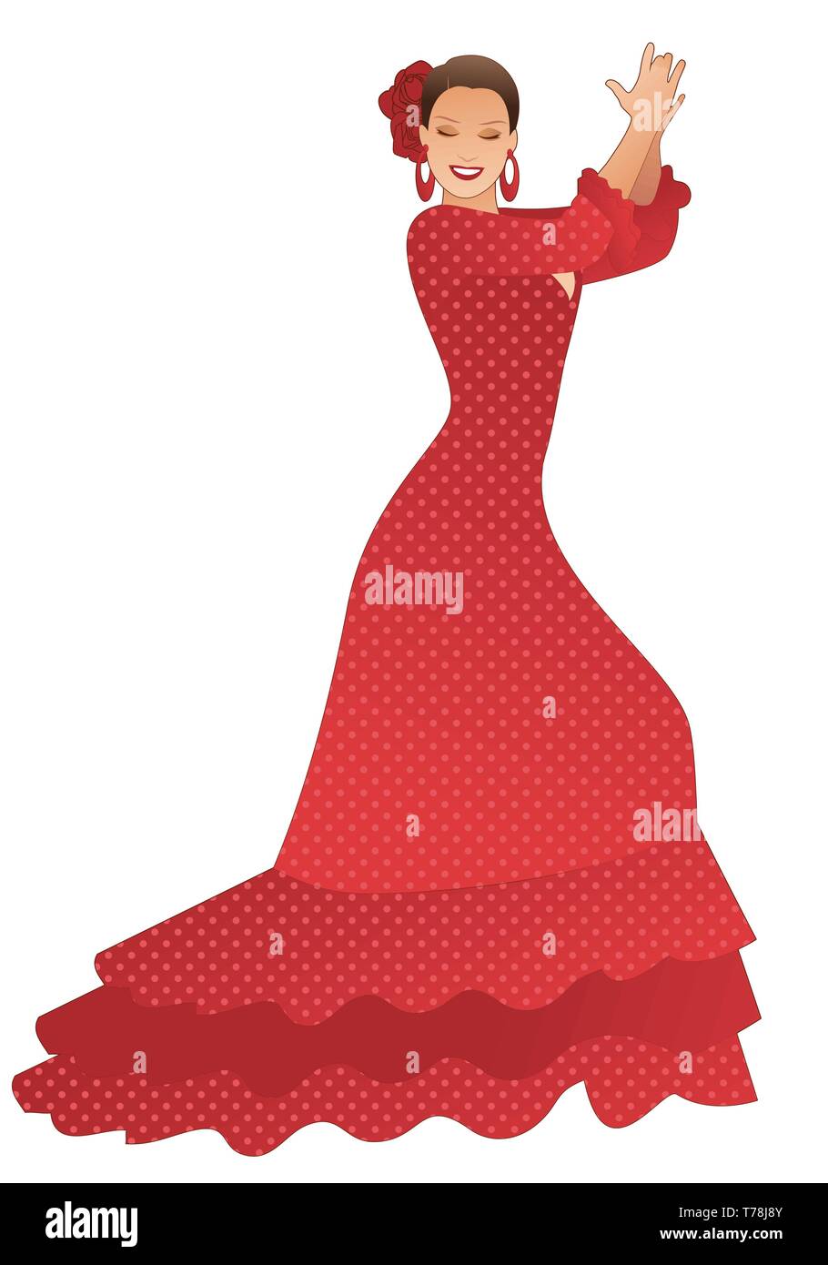 Danseuse De Flamenco Espagnol Femme Jouant De Palmiers Isole Sur Fond Blanc Image Vectorielle Stock Alamy Danseuse De Flamenco Espagnol Femme Jouant De Palmiers Isole Sur Fond Blanc Image Vectorielle Stock Alamy