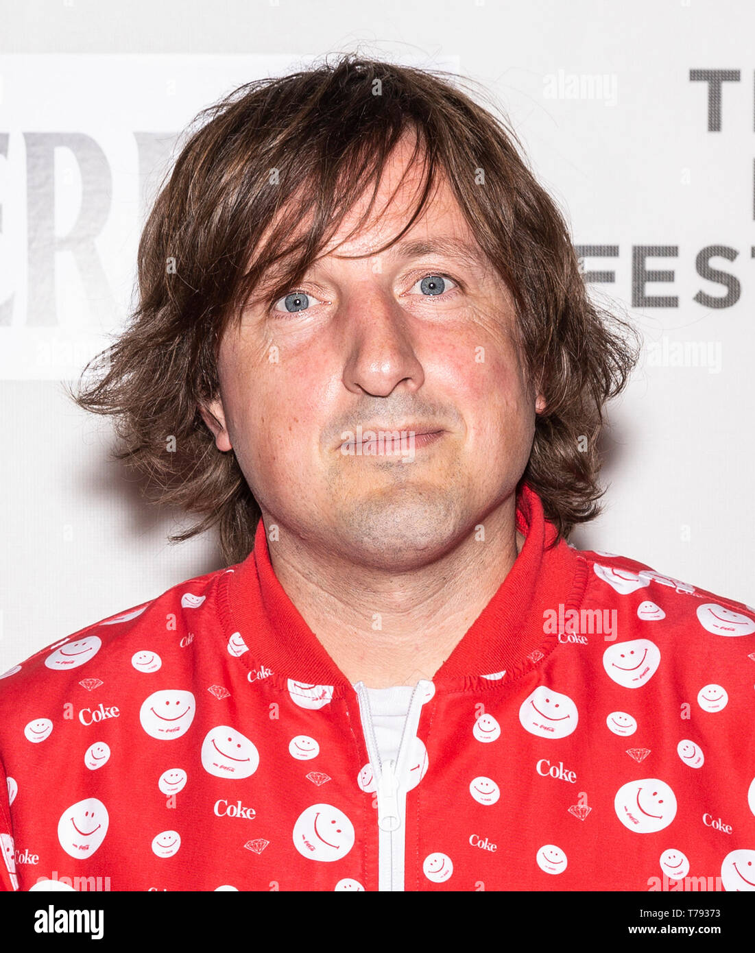 New York, NY - 04 mai 2019 : Daniel Pemberton assiste à "hier" soirée de clôture Gala Film pendant le Festival du film de Tribeca 2019 au Théâtre SVA Banque D'Images