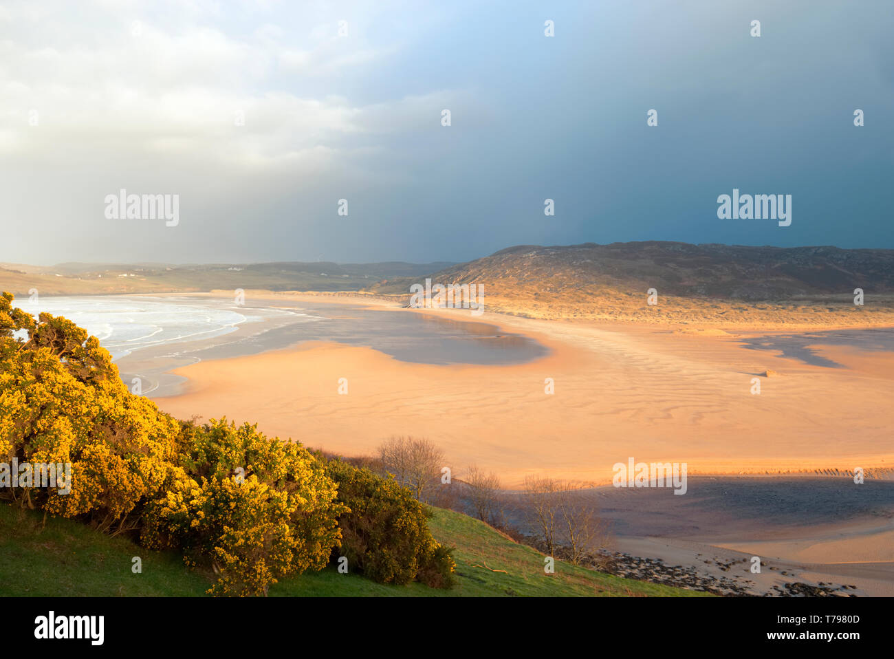 Torrisdale Bay, North coast Highland, en Écosse Banque D'Images