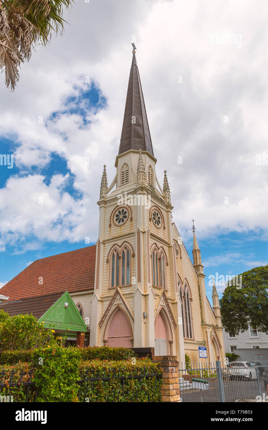 St Stephen's Presbyterian Church in Ponsonby district à Auckland, Nouvelle-Zélande Banque D'Images