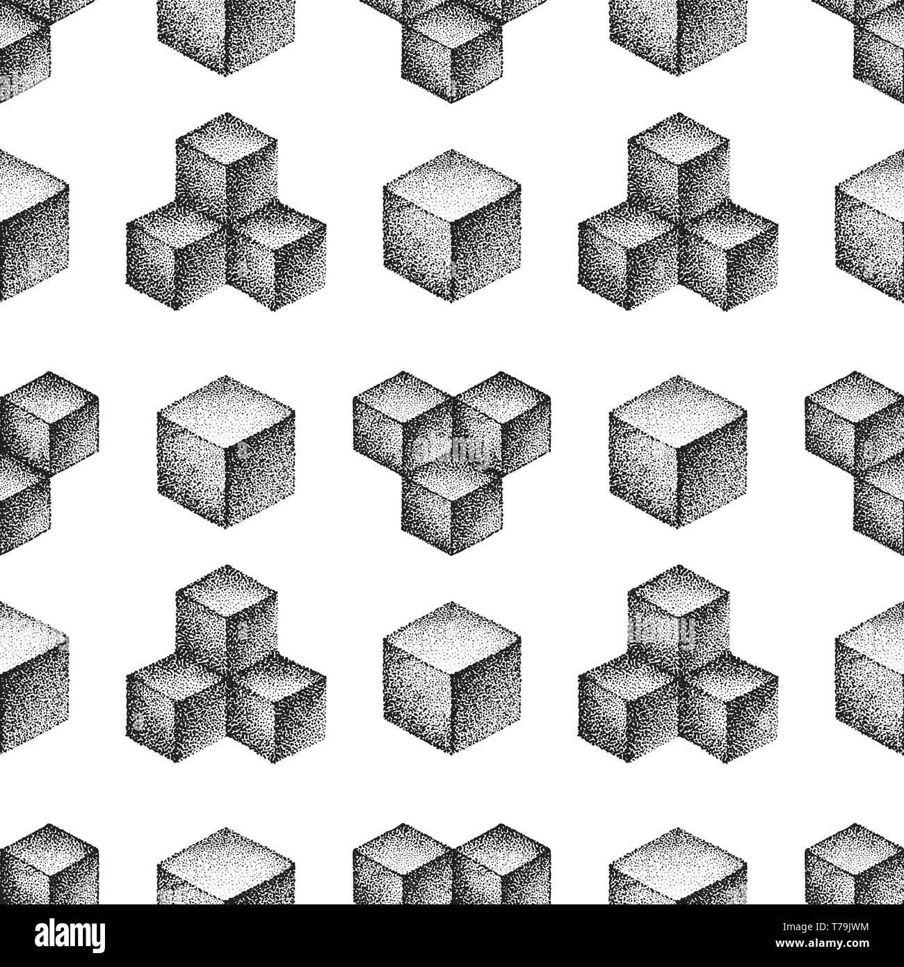 Divers gravure monochrome blackwork vecteur géométrique vintage illustrations solides platoniciens décoration ornement motif transparent fond blanc Illustration de Vecteur